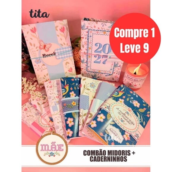 Arquivo Digital Mãe 2026 Combo Midoris + Caderninhos -6849