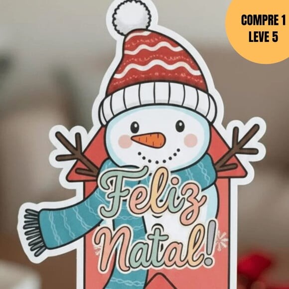 Arquivo Digital Mimo para Bombom Boneco de Neve -6027