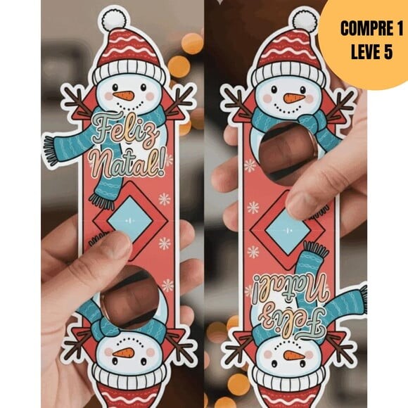 Arquivo Digital Mimo para Bombom Boneco de Neve -6027