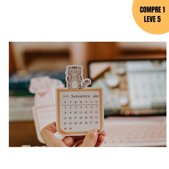 Arquivo Digital Mini Calendário Pet 2025 -1540