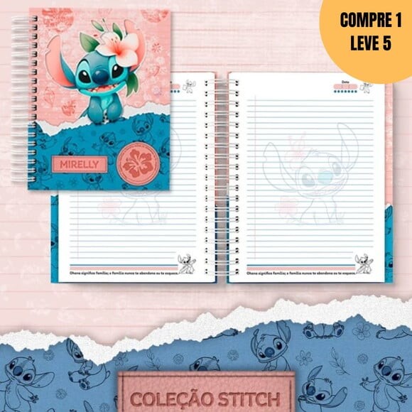 Arquivo Digital Mini Coleção Stitch Volta às Aulas -1491