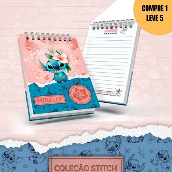 Arquivo Digital Mini Coleção Stitch Volta às Aulas -1491