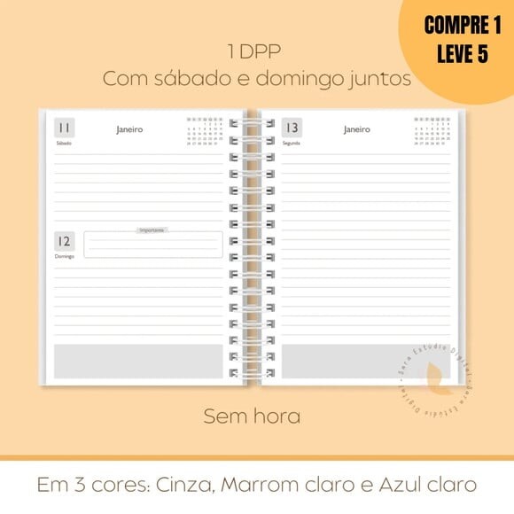 Arquivo Digital Miolo de Agenda Neutra Datada 1dpp -1506