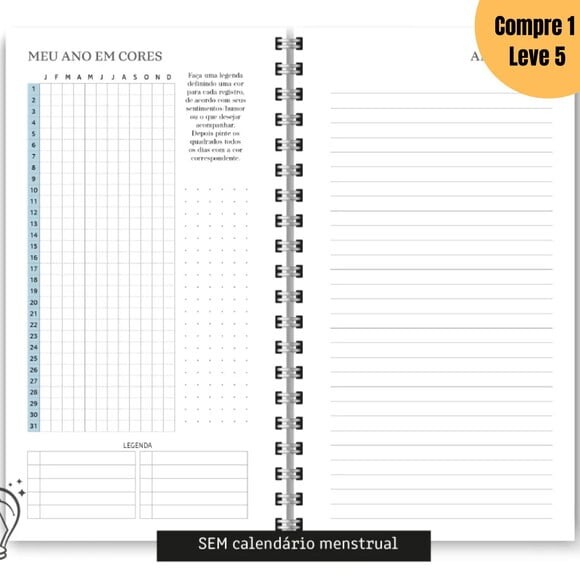 Arquivo Digital Miolo Planner Pop Color 2025 -1047