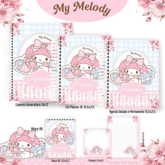 Arquivo Digital My Melody Capas e Miolos 2025 -160