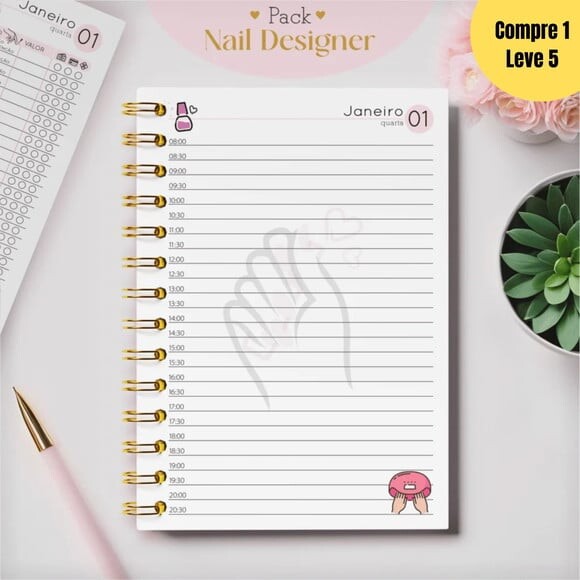 Arquivo Digital Nail Designer 2025 - 382