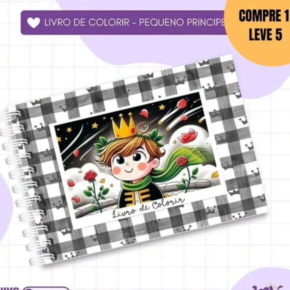 Arquivo Digital o Pequeno Príncipe A5 Livro de Colorir -2382
