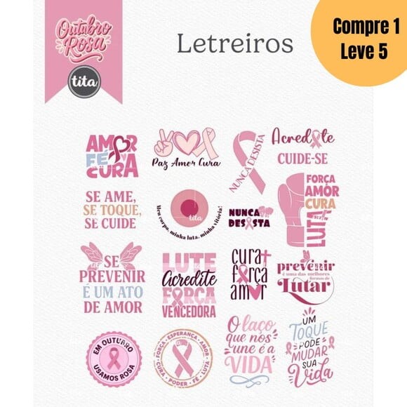 Arquivo Digital Outubro Rosa 2025 Combo Ilustrações -5188