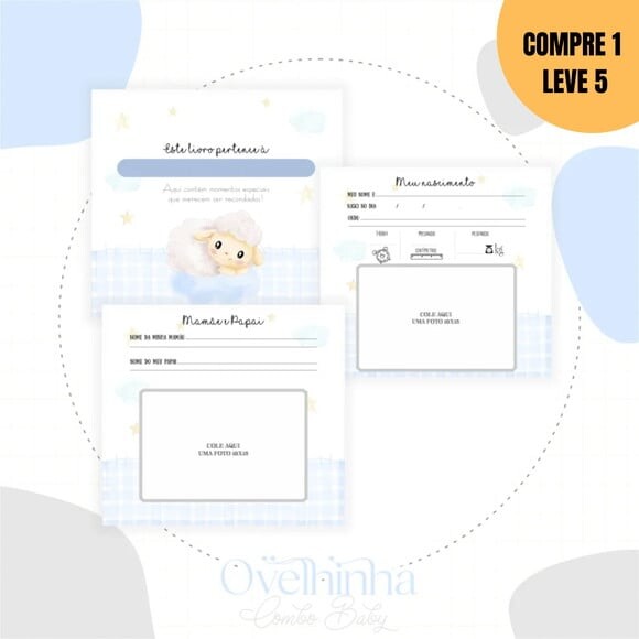 Arquivo Digital Ovelhinha Kit Maternidade -1943