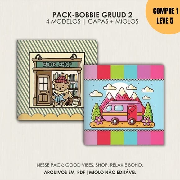 Arquivo Digital Pack Bobbie Gruuds -3423