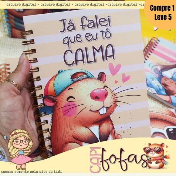 Arquivo Digital Pack de Capas A5 Agendamento 2025 -946