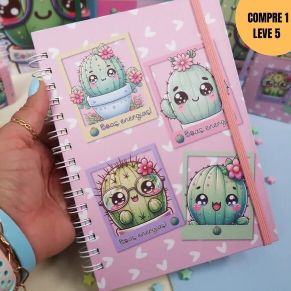Arquivo Digital Pack de Capas Cactos -3373