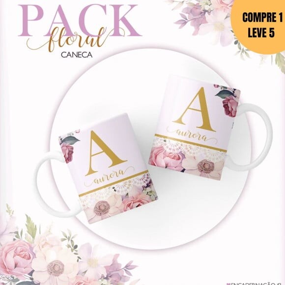 Arquivo Digital Pack Floral Agendas 2026 -3353