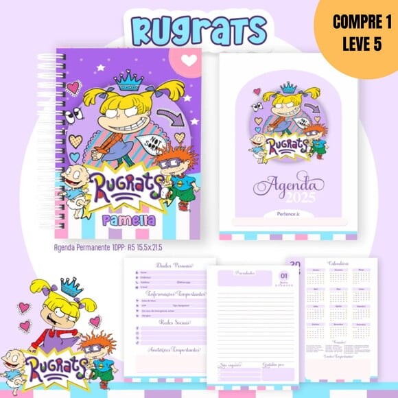 Arquivo Digital Pack Nostalgia + Colorir Rugrats -2818