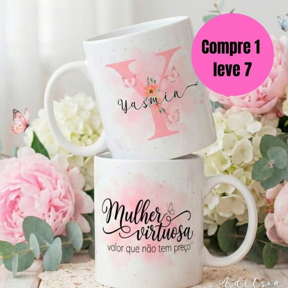 Arquivo Digital Pacote de Caneca Dia da Mulher 2026 -6476