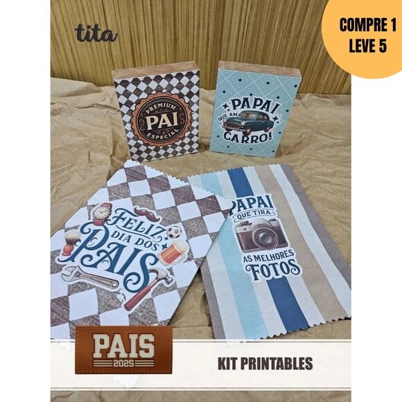 Arquivo Digital Pais 2025 Kit Printables -4442
