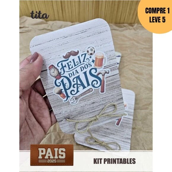 Arquivo Digital Pais 2025 Kit Printables -4442