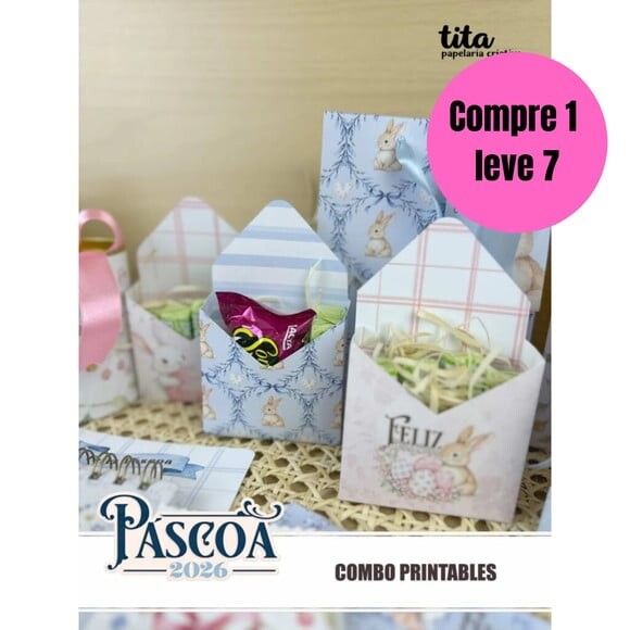Arquivo Digital Páscoa 2026 Combo Printables -6615