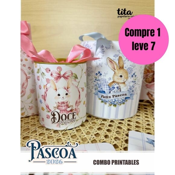 Arquivo Digital Páscoa 2026 Combo Printables -6615