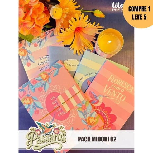 Arquivo Digital Pássaros Pack Midoris 02 -4100