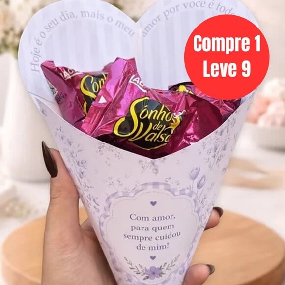 Arquivo Digital pdf Caixa Buquê Dia das Mães -6979