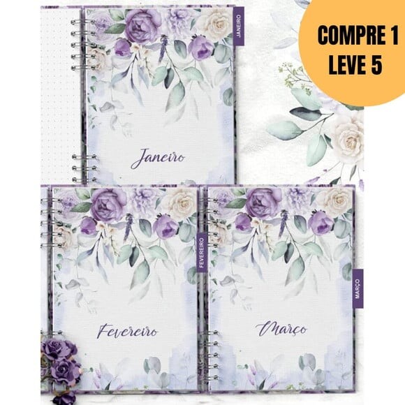 Arquivo Digital Planner 2026 Coleção Violeta -5392