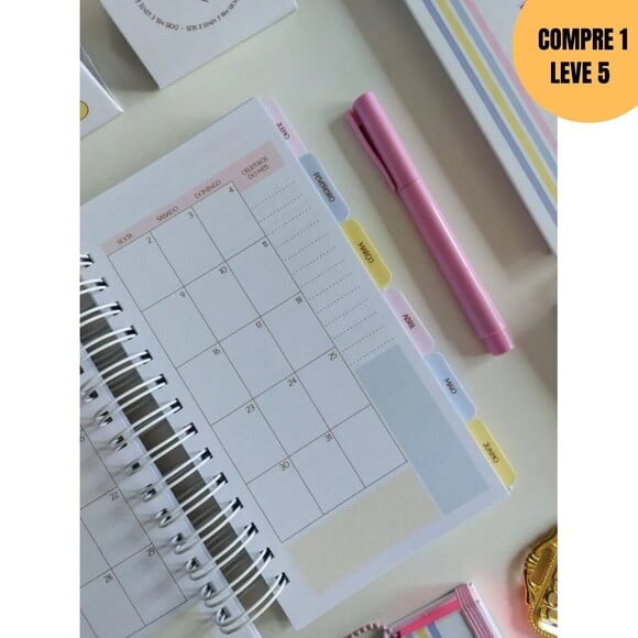 Arquivo Digital Planner Collors Slim 2026 -4360