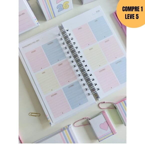 Arquivo Digital Planner Collors Slim 2026 -4360