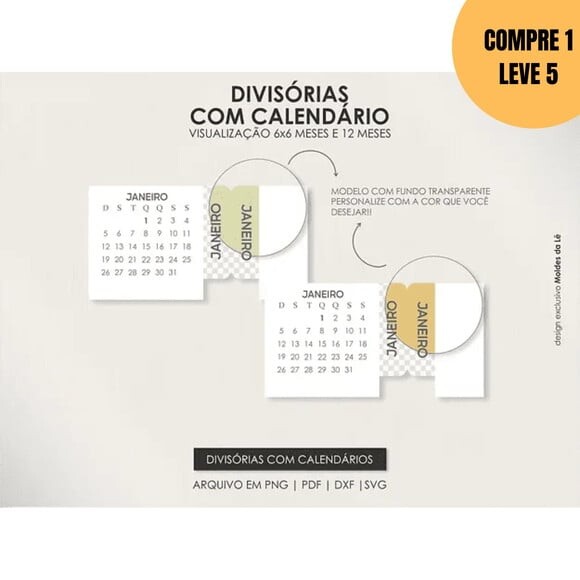 Arquivo Digital Planner Datado Vertical 2026 -6080