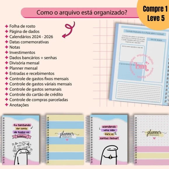 Arquivo Digital Planner Financeiro 2025 -785