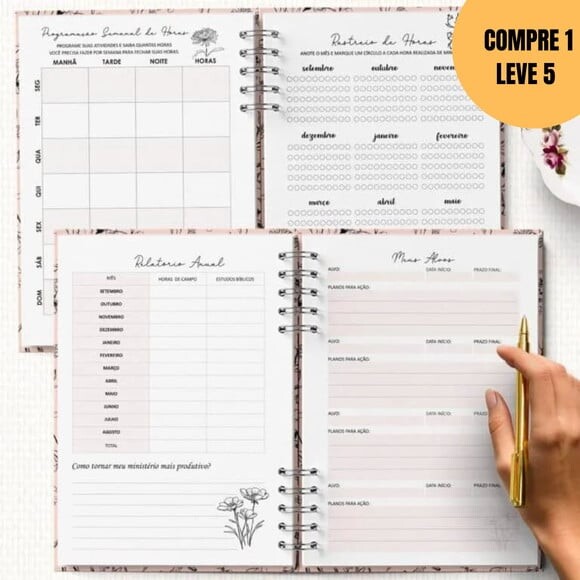 Arquivo Digital Planner Pioneira 2026 Completo -4764