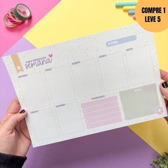 Arquivo Digital Planner Semanal -4296