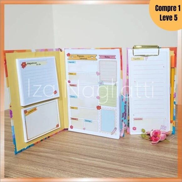 Arquivo Digital Planner Semanal e Prancheta 2025 -1056