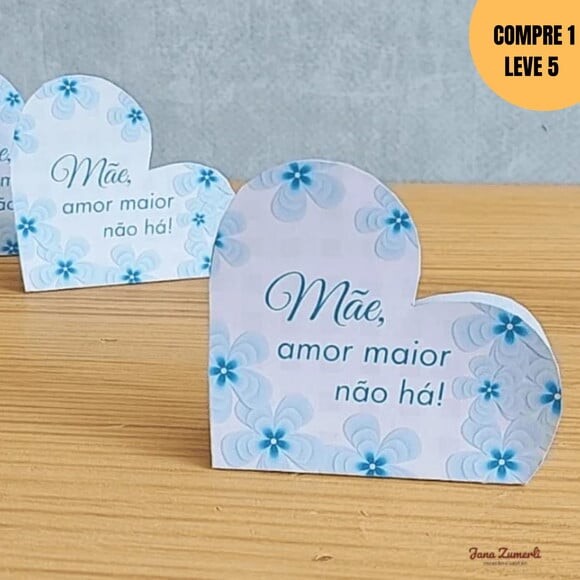 Arquivo Digital Porta Batom Coração Dia das Mães -3267