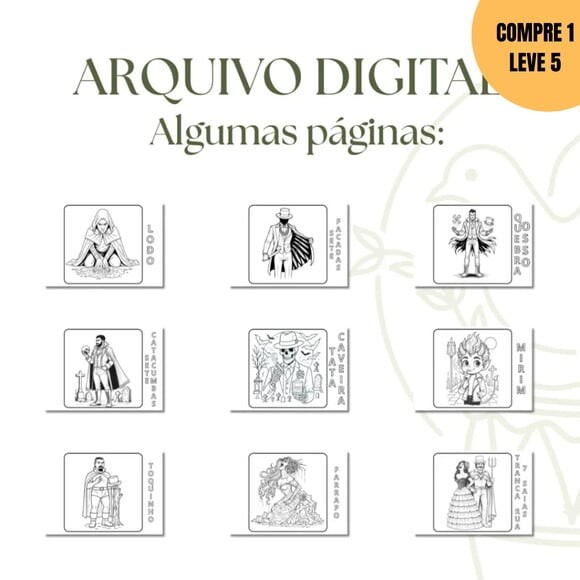 Arquivo Digital Povo da Rua Livro de Colorir -3728