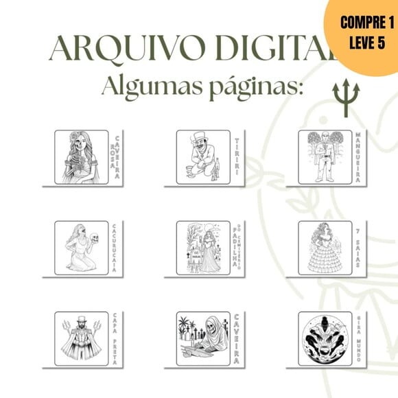 Arquivo Digital Povo da Rua Livro de Colorir -3728
