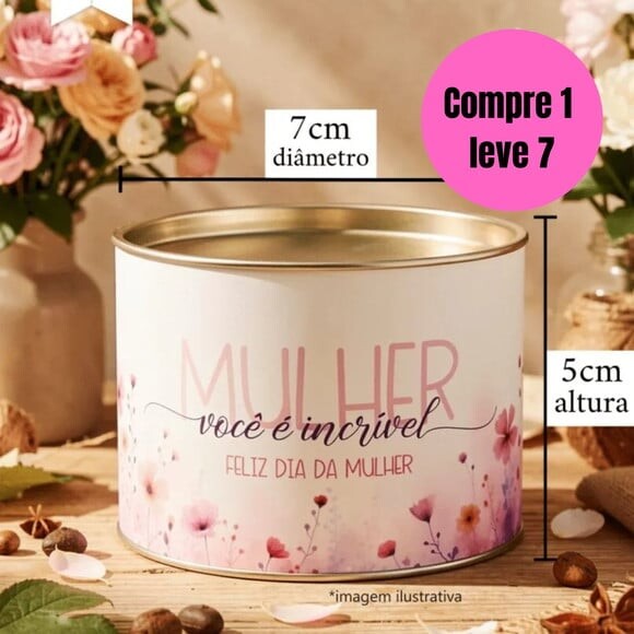 Arquivo Digital Printable Rótulo Tubolata Dia da Mulher-6406