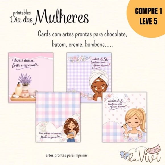 Arquivo Digital Printables Dia das Mulheres 2026 -6335