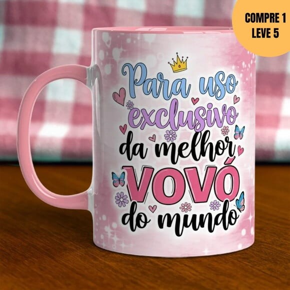 Arquivo Digital Querida Vovó Arte para Caneca 2025 -4415