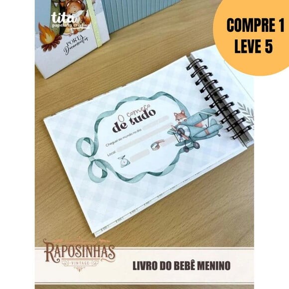 Arquivo Digital Raposinhas Encadernação Menino & Menina-5400