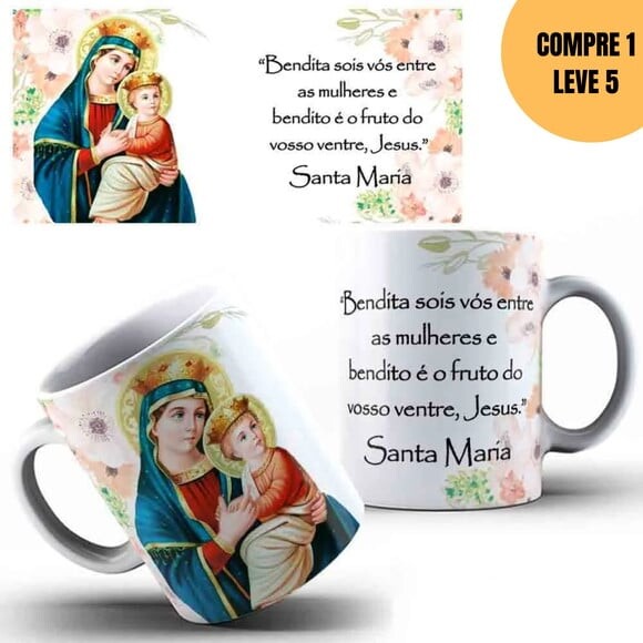 Arquivo Digital Santos Católicos Artes Caneca -5958