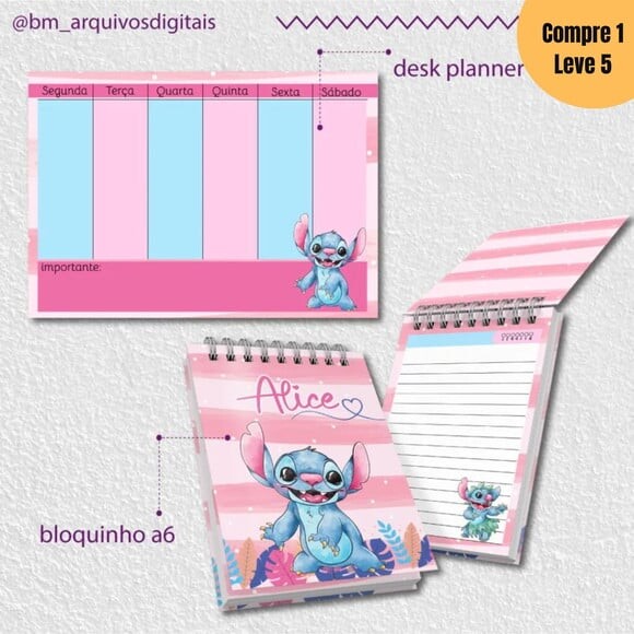 Arquivo Digital Stitch Kit Escolar 2025 -758