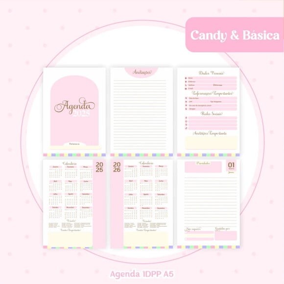 Arquivo Digital Super Combo Candy Agendas -315