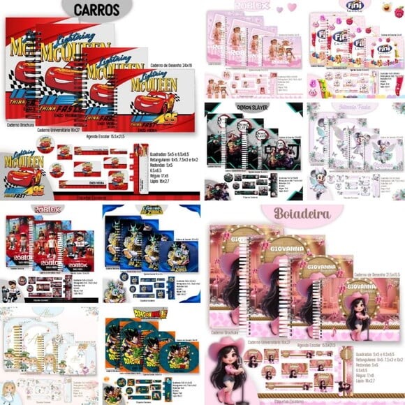 Arquivo Digital Super Combo Pack Escolar 60 Temas -1367