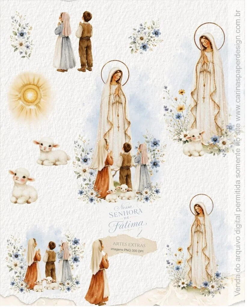 Arquivo Digital Nossa Senhora de Fátima – Caderno + 5 Capas + 
