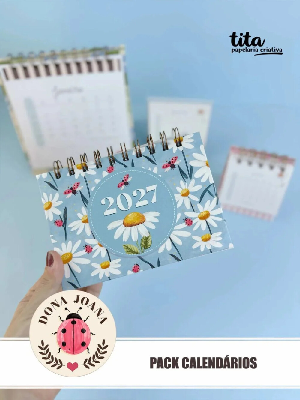 Arquivo Digital Dona Joana Pack Calendários 2027 português e es