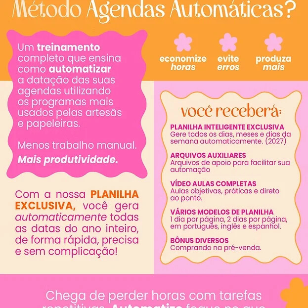 Arquivo Digital Método Agendas Automáticas (PRÉ VENDA)  -7105