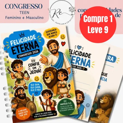 Arquivo Digital Caderno Congresso 2026  Felicidade Eterna Com Ati