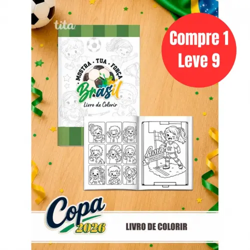 Arquivo Digital Copa 2026  Kit Encadernação -7008