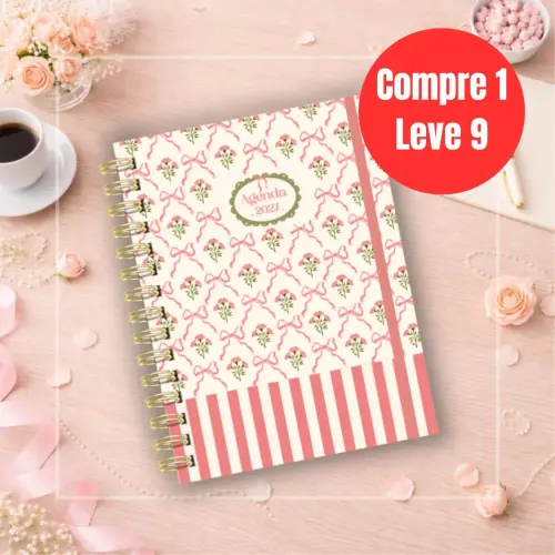 Arquivo Digital Combo Agendas 2027 Laços e Flores -7010